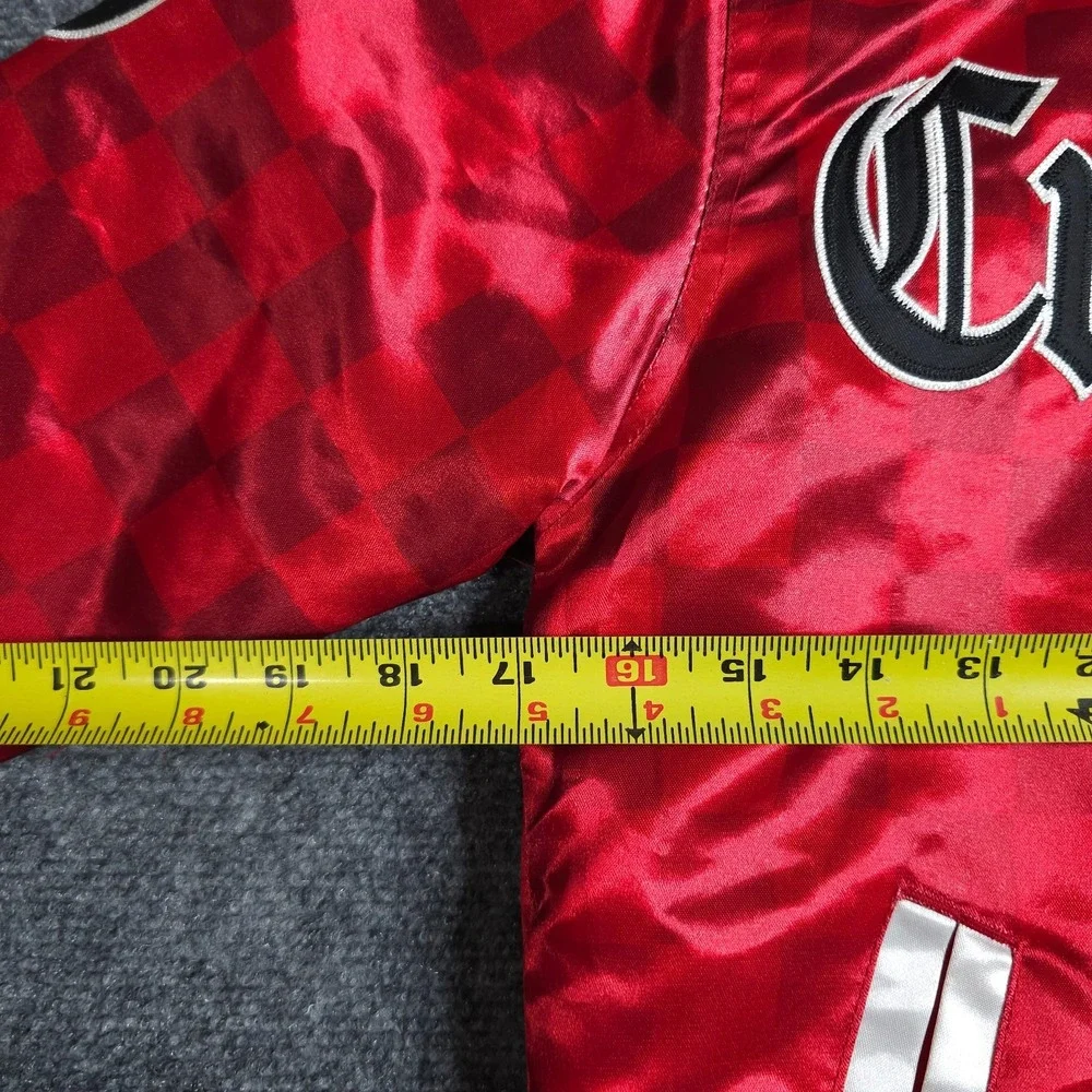 NWT Headgear Classics Satin Jacket Boys Small Red Nipsey Hussle Boogie Crenshaw